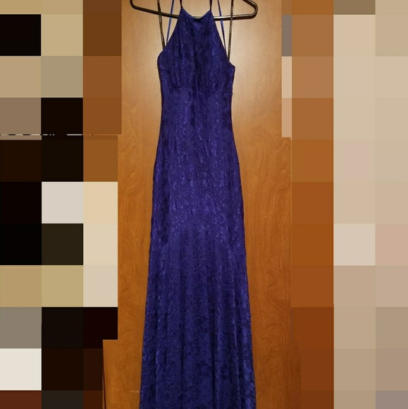 b darlin blue lace dress